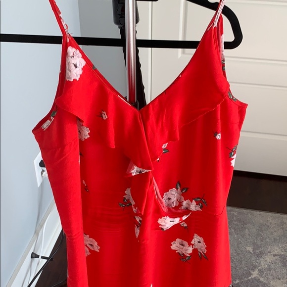 Red jumpsuit - Picture 6 of 8